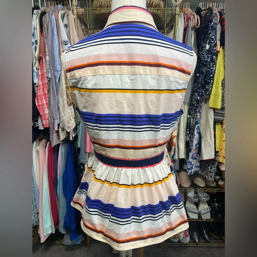 Kate Spade New York Spring 2017 Ready-to-Wear... live Colorfully Top Size M - Picture 5 of 12